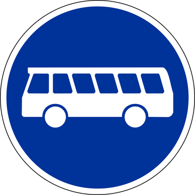 Bus Ride Road Sign